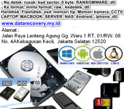 Recovery data dan service komputer