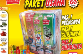 Paket Usaha Mie Lidi 6 Rasa Isi 60 Pcs