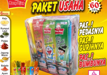 Paket Usaha Mie Lidi 6 Rasa Isi 60 Pcs